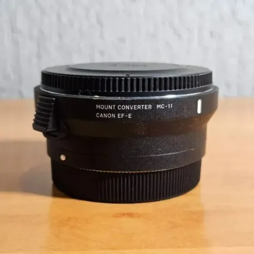 Adaptador Sigma MC-11 p/ lentes Canon EF em Sony FE