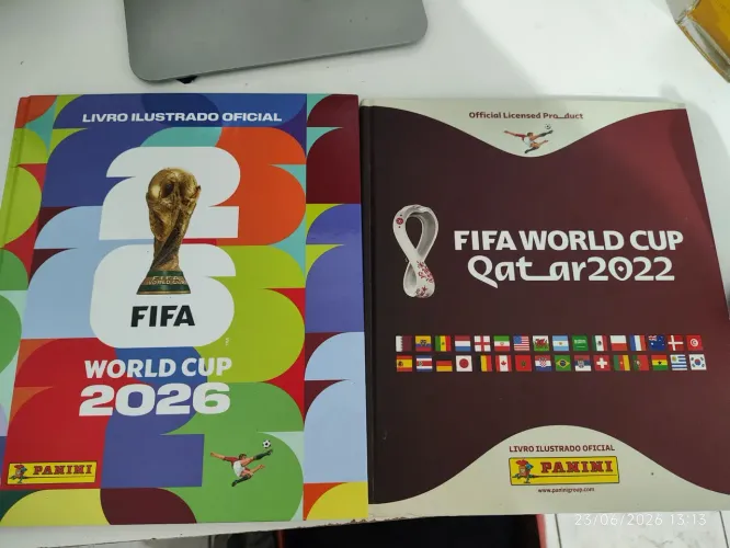 ALBUM CAPA DURA 2022 E 2026 COMPLETO