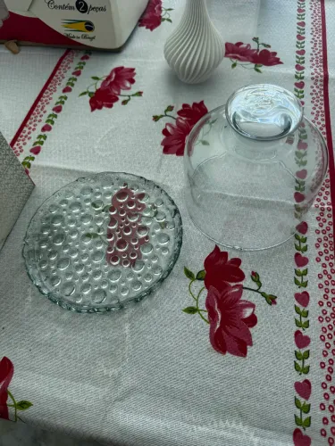 Queijeira de vidro