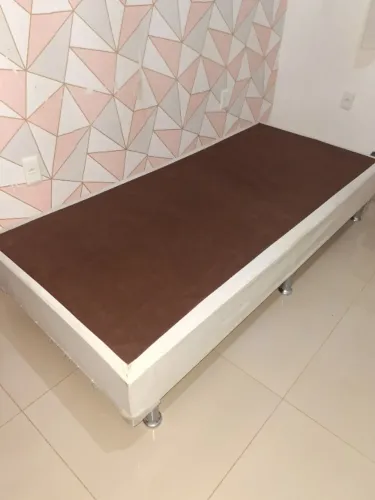 Cama solteiro usada Ortobom
