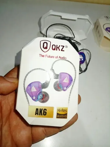 Fone de Ouvido QKZ AK6 com Microfone - Novo na Caixa - Pronta Entrega