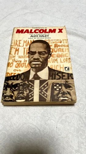 AUTOBIOGRAFIA DE MALCOLM X - LIVRO RARO 