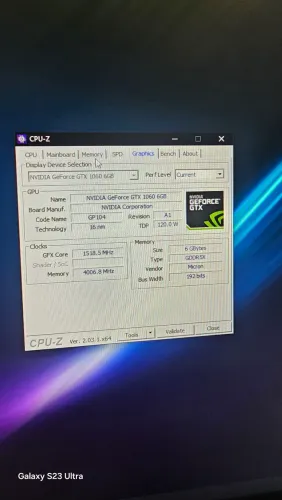 Placa de video Gtx 1060 6gb
