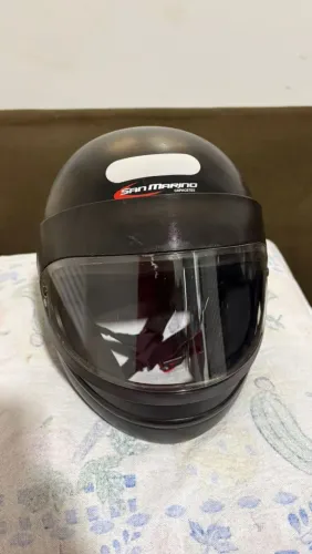 Capacete San marino preto fosco