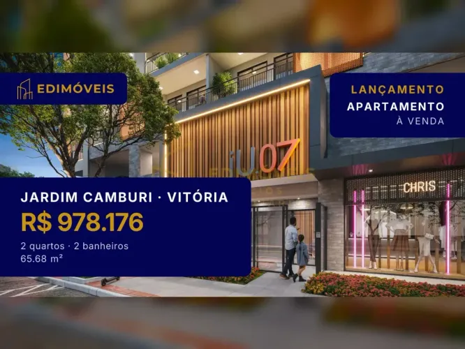Aproveite a Vida em Jardim Camburi: Apartamento 2 Quartos com Lazer na Cobertura!