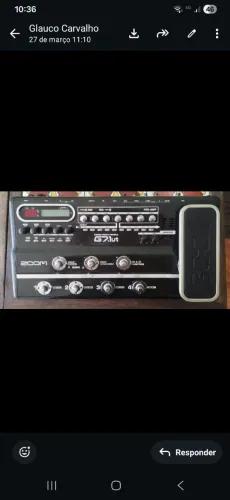 Pedaleira Zoom G7.1ut impecável