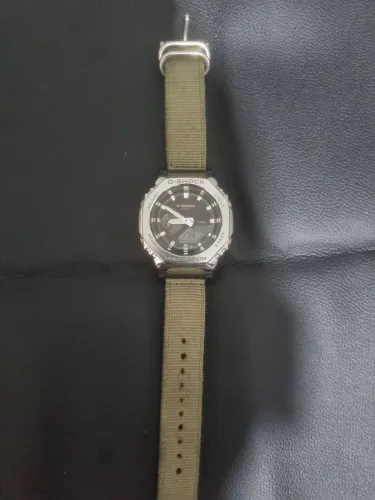 Relógio Cássio g shock puceira de lona
