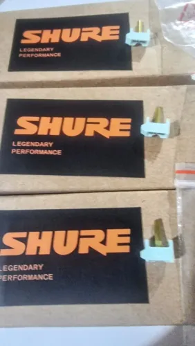 Agulha SHURE N44 ponta diamante compatível com CÁPSULAS M44 ou M55 SHURE