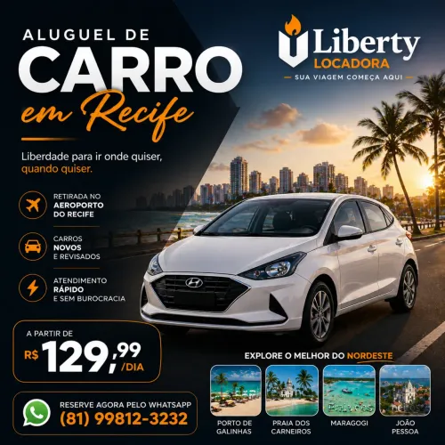 Locadora de veículos liberty 