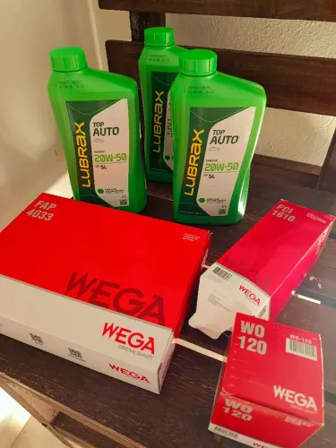 Kit troca de óleo completa 