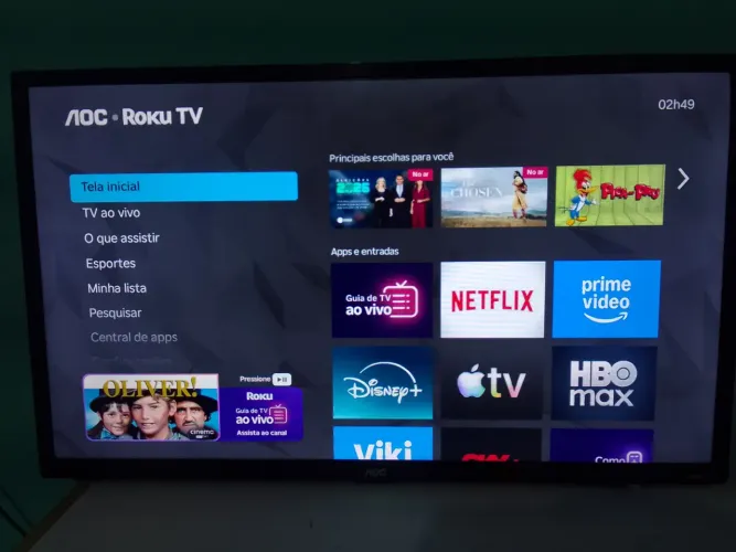 Smart TV Roku 32? NOVA! Sem avarias! Só R$850 Preciso vender HOJE! Aceito negociar!!!