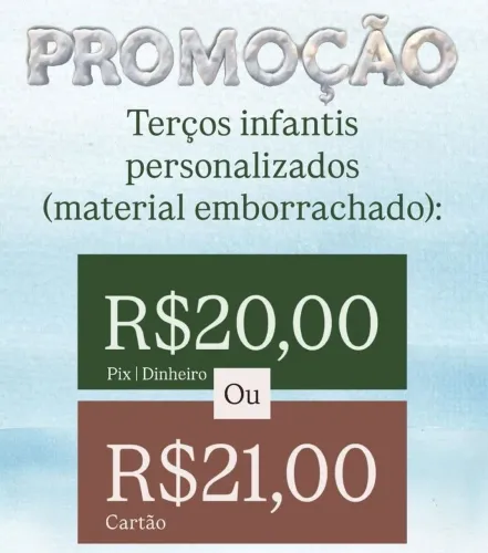 Terços personalizados infantis