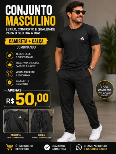 Combo 3 conjunto masculino por 150,00 tamanhos variados