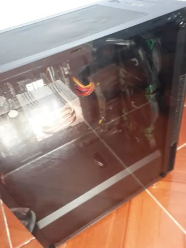 Kit Ryzen 3 3100+Placa mãe+Air cooler+Gabinete+Fans+Fonte