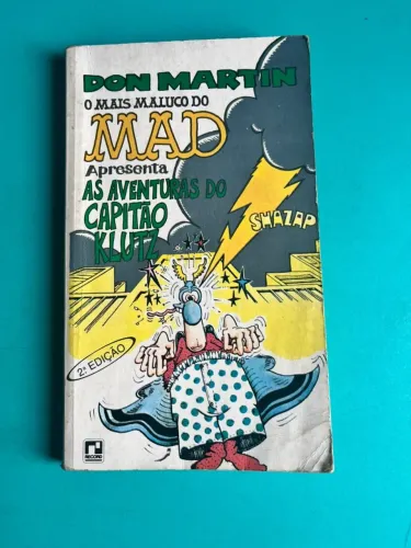 livro o mais maluco do mad apresenta as aventuras do capitão klutz don martin ed. record