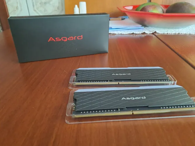 Memória ram Asgard 2x8gb RGB 3200mhz