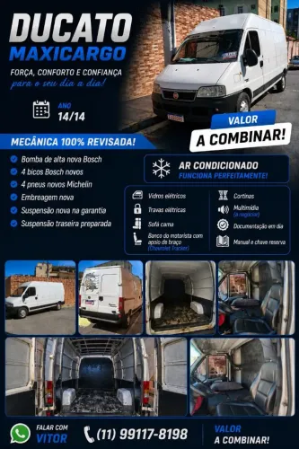 Fiat Ducato Maxi. Long. 2.3 T.alto ME Diesel 2014