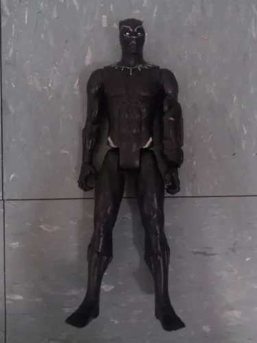 Pantera Negra original Figura de ação de 30 cm Boneco articulável Dc comics Mattel