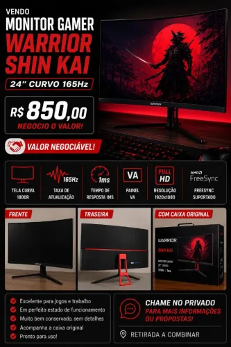Monitor 24 polegadas