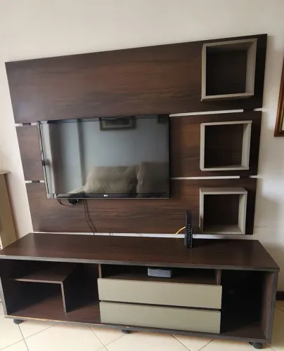 Painel com rack