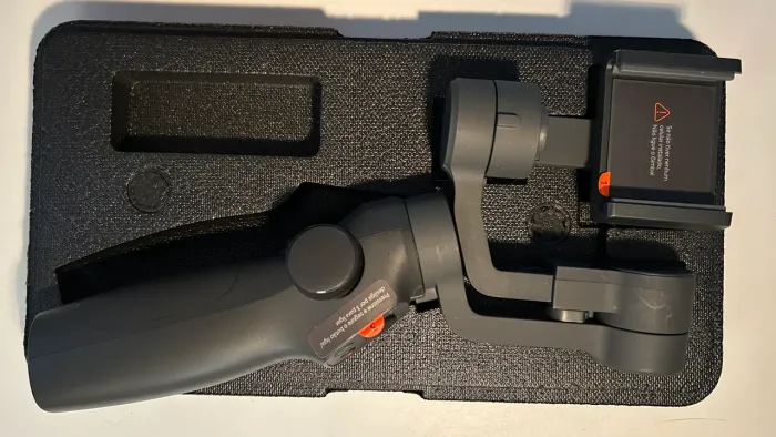 Gimbal Estabilizador + mic novíssimo 
