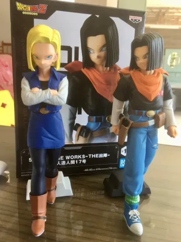 Androide 18 e 17 Solid Edge Works Banpresto Bandai