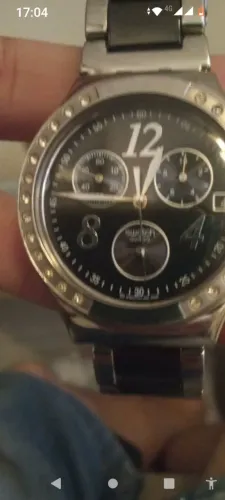 Relógio Swatch Irony Chronograph Original Aço Inox - Swiss Made - Raro V3