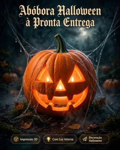 Abóbora ? Halloween em 3D