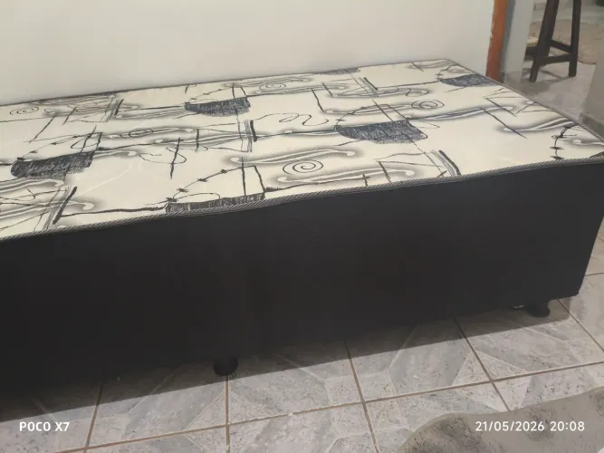 Cama box solteiro conjugada semi nova