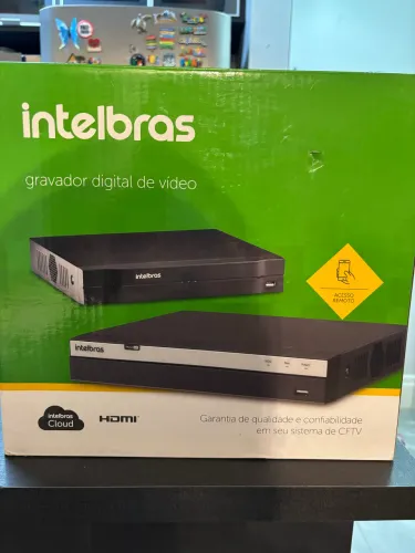 Gravador digital de vídeo, marca Intelbras novo, na caixa
