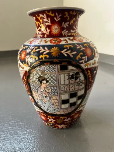 Antigo vaso mandarim raridade