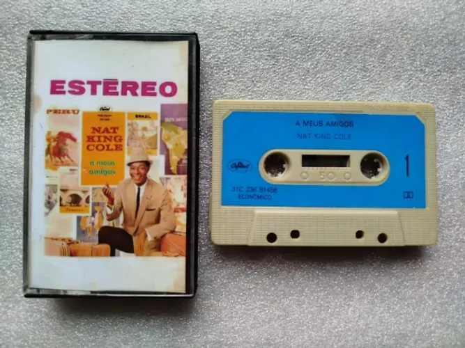 Lote de 5 Fitas Cassetes K'7s: Vários Estilos, Latin, Pop, Folk