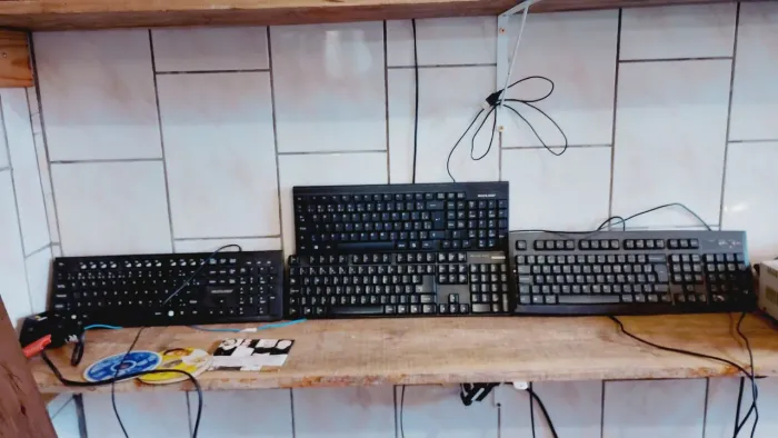 Teclados para computador.
