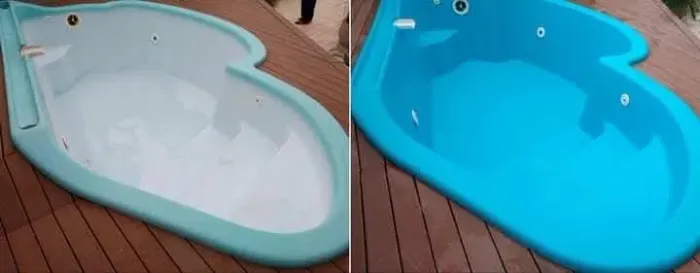Pintura e reforma de piscina