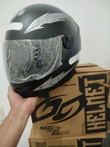 Promoção Capacete Pro Tork New Liberty 4 - Fechado - Preto Fosco - Tam. 60 - Visor Fumê