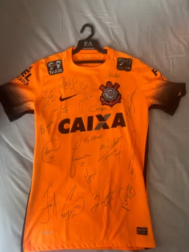 Camisa do Corinthians Autografada 2015
