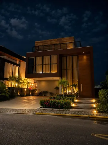 Casa de Alto Padrão com 600 m² e 5 Suítes em Condomínio Fechado Intermares/PB