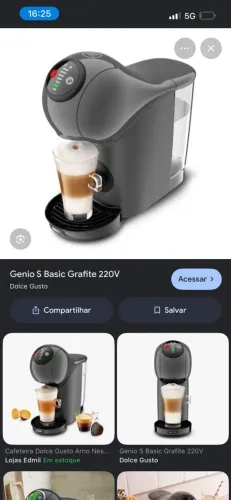 Vendo Nescafé Dolce Gusto 220v