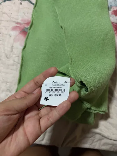 Vendo vestido tricô novo