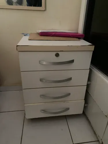Gaveteiro como fechadura