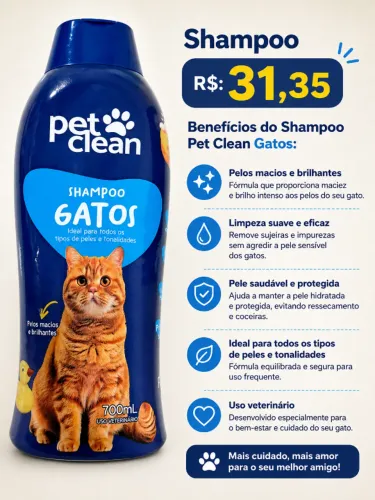 Shampoo para gatos 