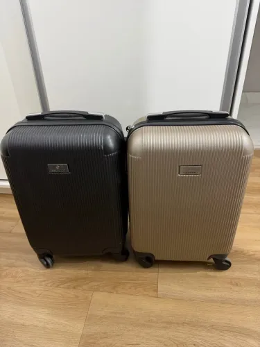 Kit 2 Malas de Viagem Santino (Bordo/10kg) - Excelente Estado