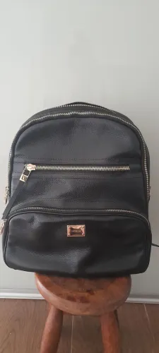 Mochila luz da lua couro.