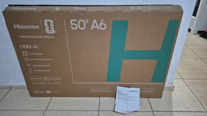 TV SMART 50 4K ( NOVA SEM USO NA CAIXA COM NOTA FISCAL)