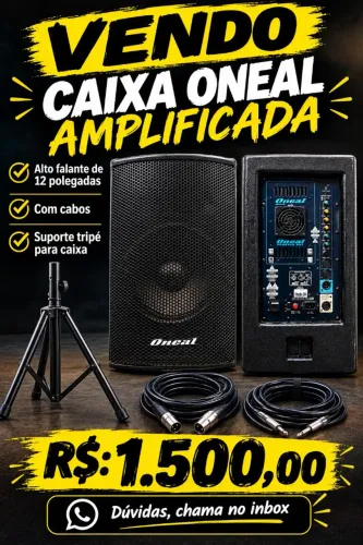 Caixa amplificada Oneal "12"
