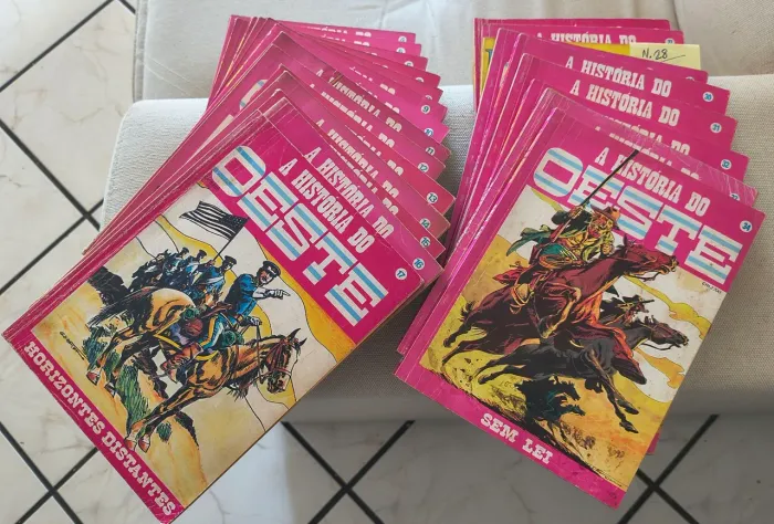 História do Oeste: lote de 23 revistas 