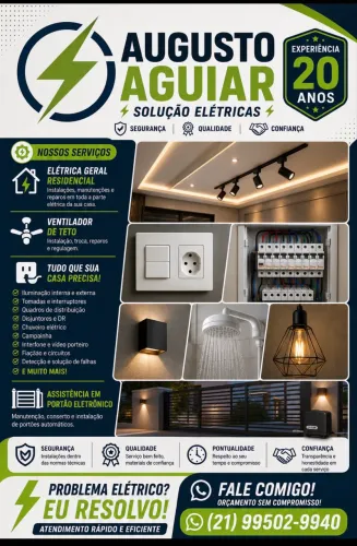 Eletricista residencial e industrial