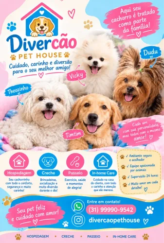 Hotel e Creche para cachorros