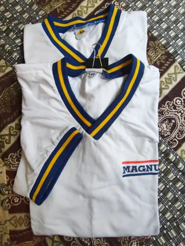 Uniforme Magnum Cidade Nova (2 Camisas PP/ uso diário azul semi-novas)