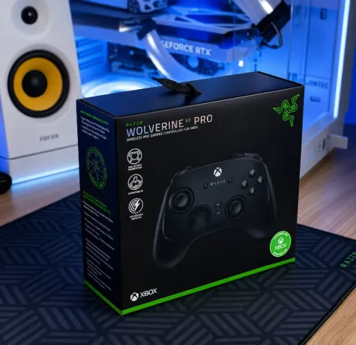 Controle com Fio Razer Wolverine V3 Pro Black para Xbox Series/X/S